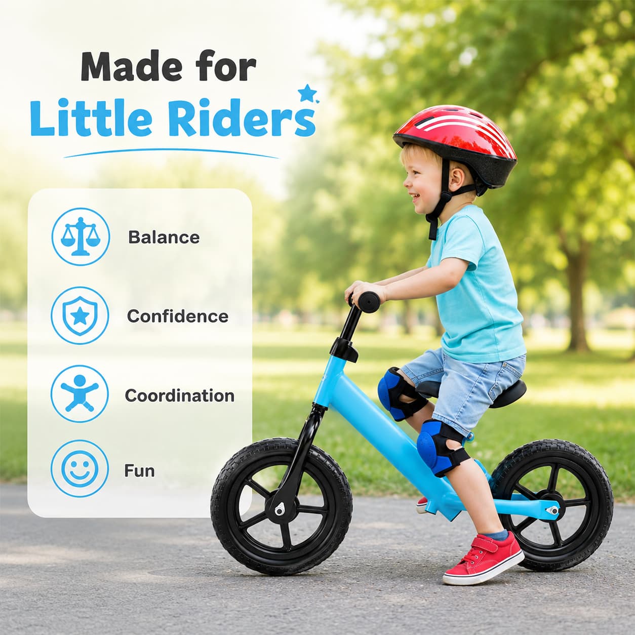 FamToy Toddler Balance Bike Ages 2-5