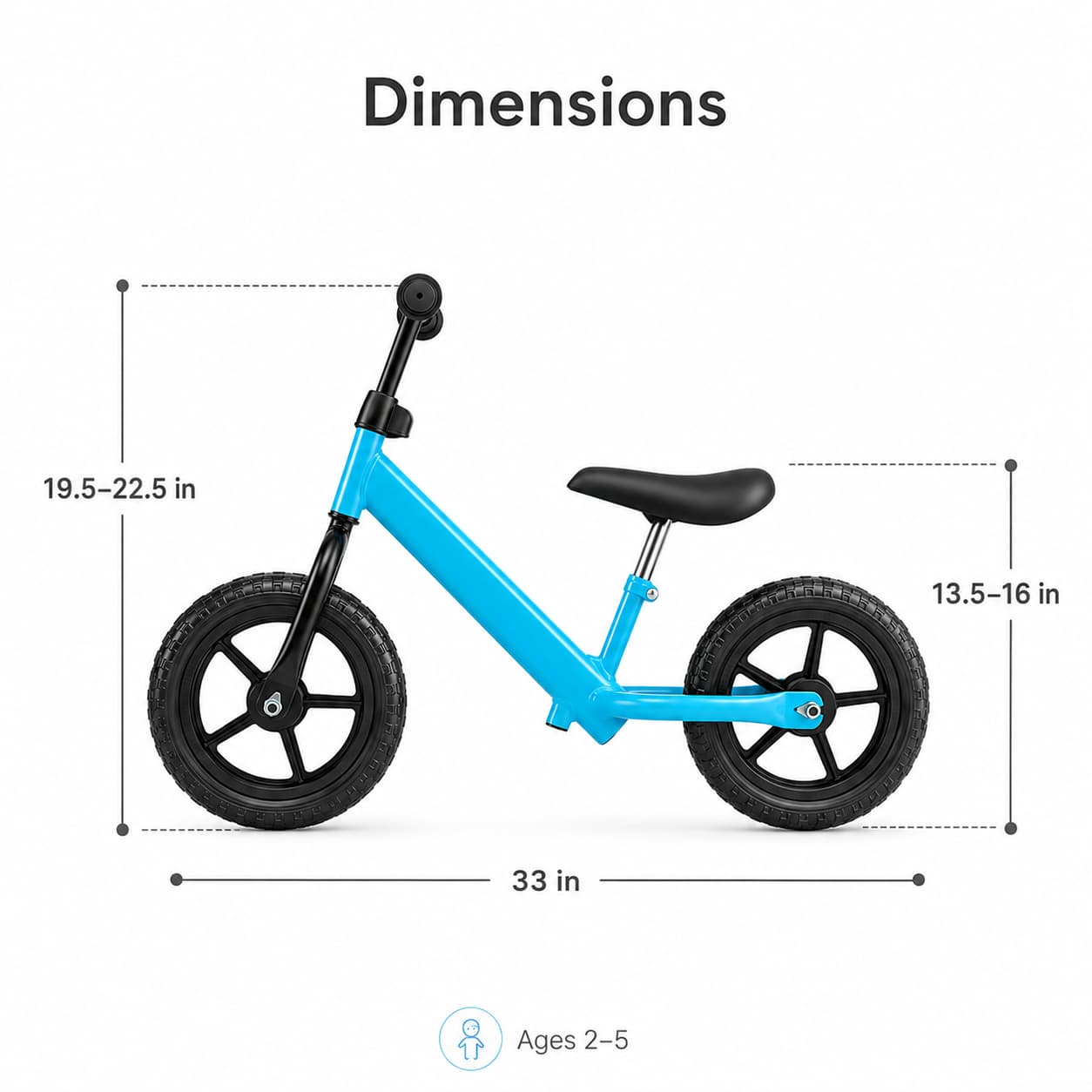 FamToy Toddler Balance Bike Ages 2-5