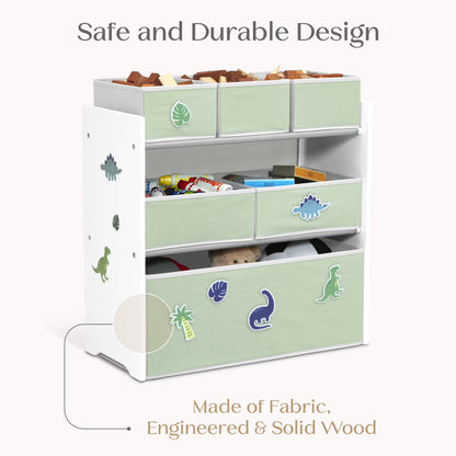 FamToy 6-Bin Kids Toy Storage Organizer