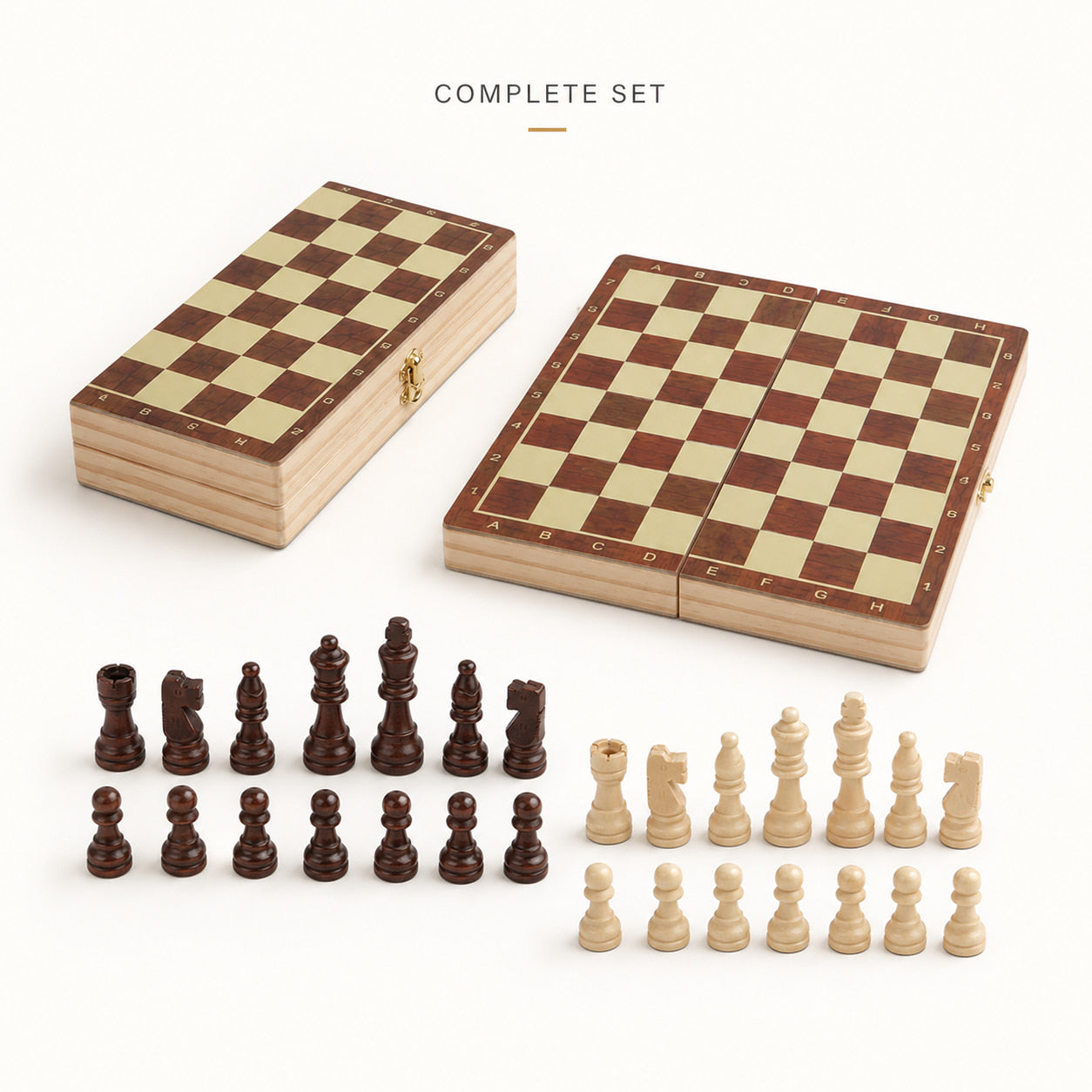 FamToy Magnetic Wooden Chess Set