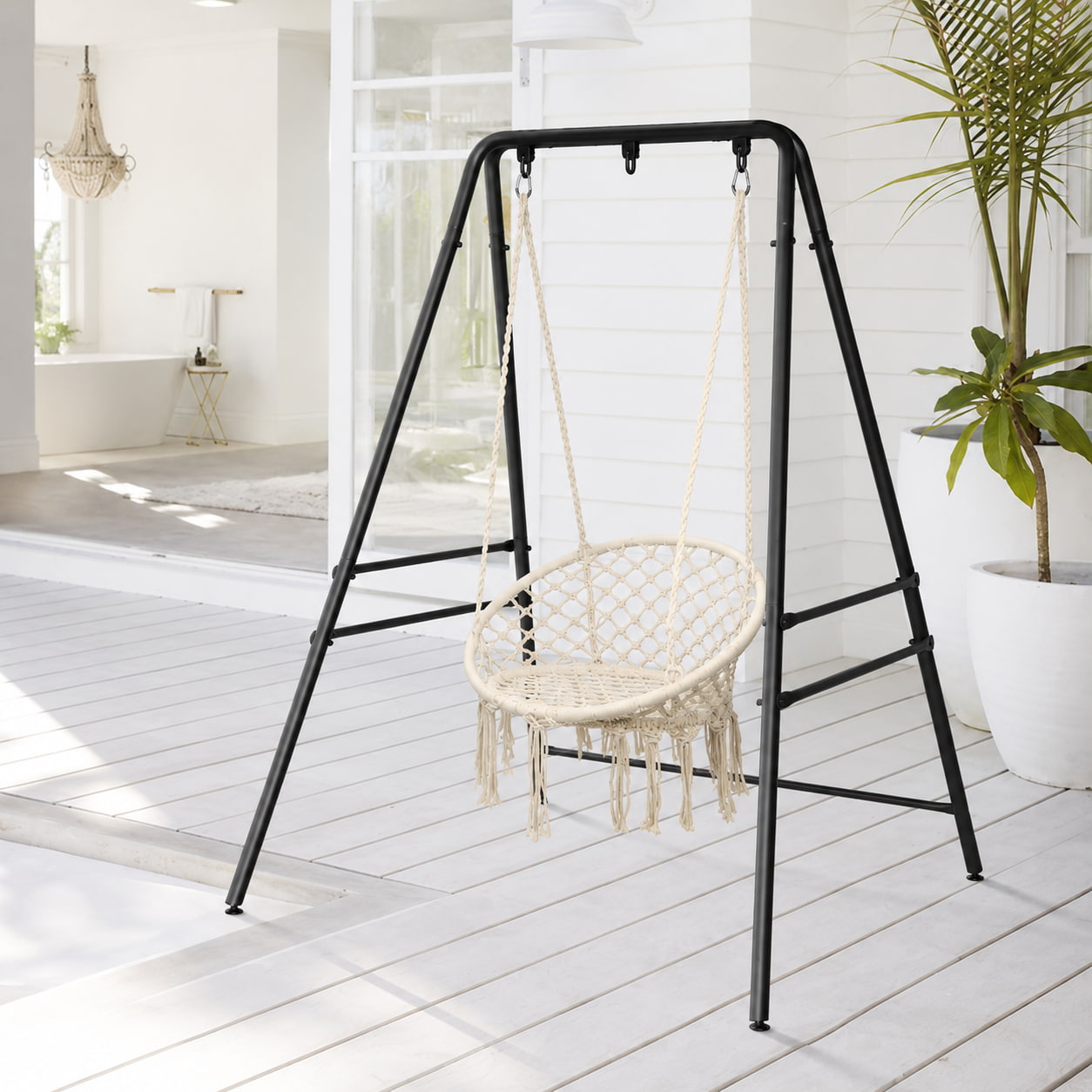 FamToy A-Frame Hammock Chair Stand 3-Ring