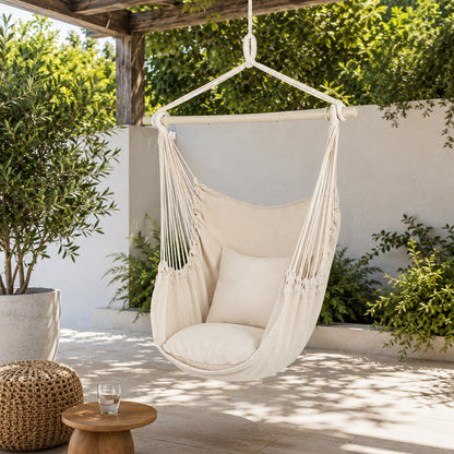 FamToy Hanging Hammock Chair Swing with Pillows