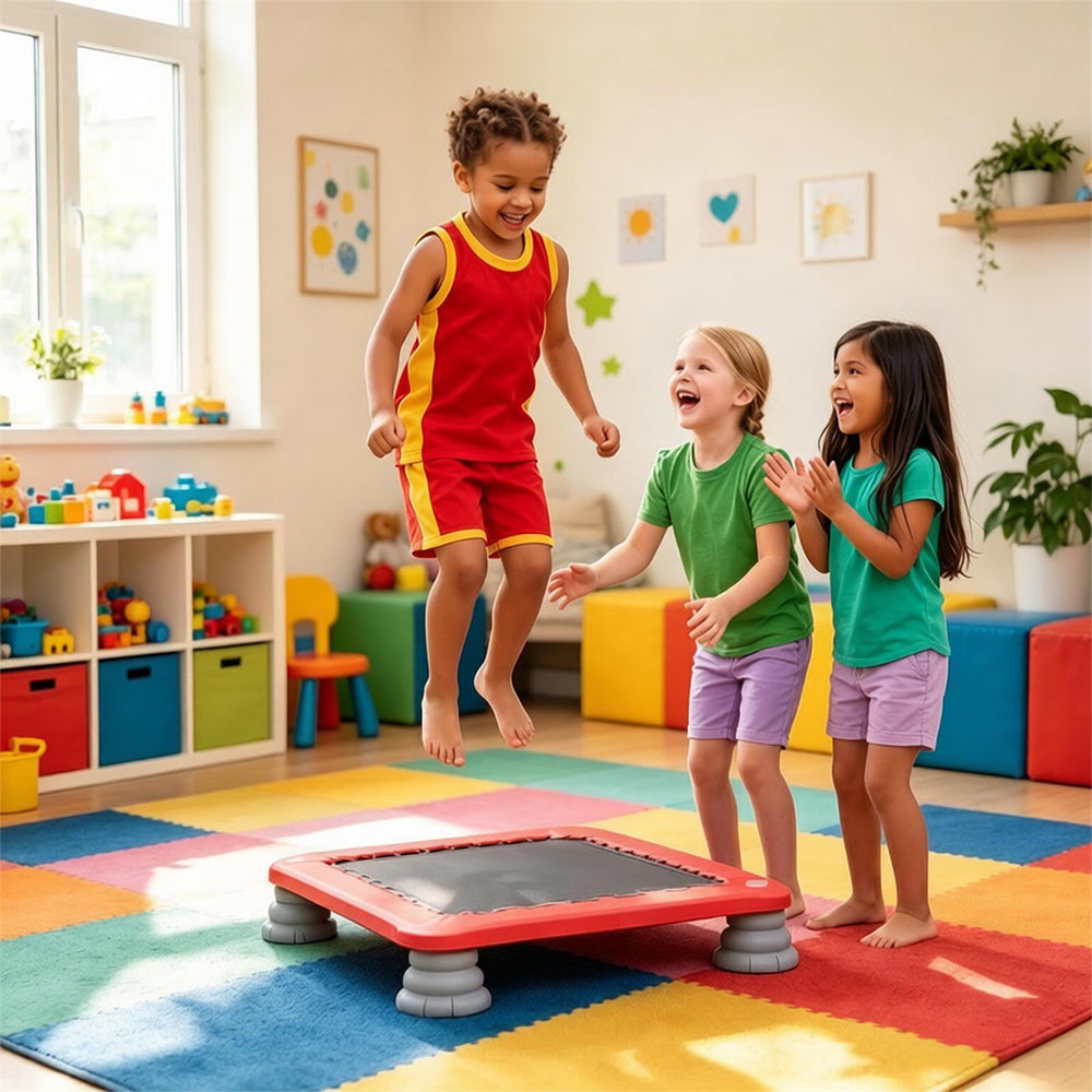 FamToy 25.5" Kids Mini Trampoline