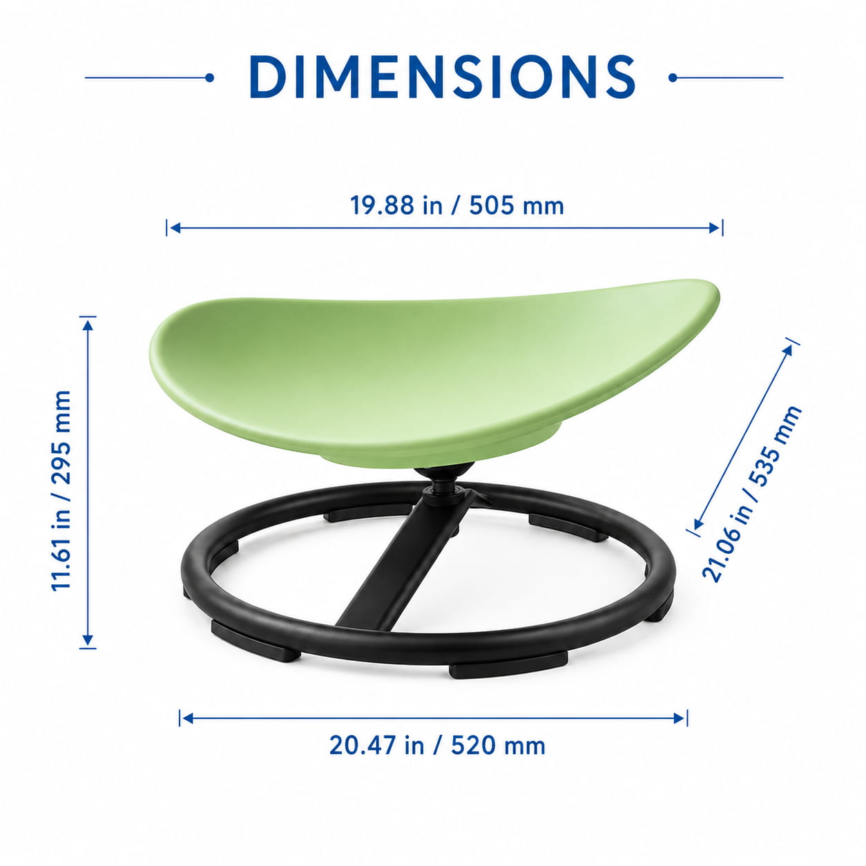 FamToy Kids Sensory Spinning Chair 220 lbs