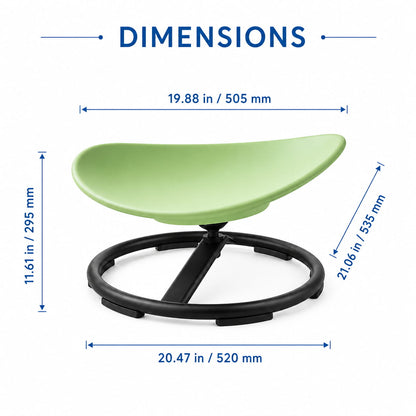 FamToy Kids Sensory Spinning Chair 220 lbs