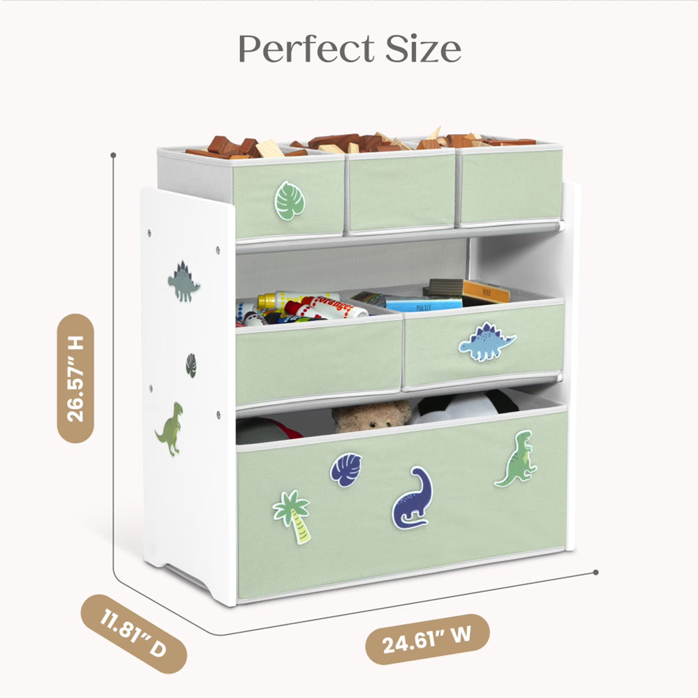 FamToy 6-Bin Kids Toy Storage Organizer