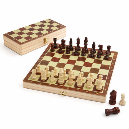 FamToy Magnetic Wooden Chess Set