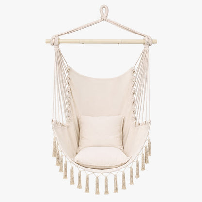 FamToy Hanging Hammock Chair Swing with Pillows
