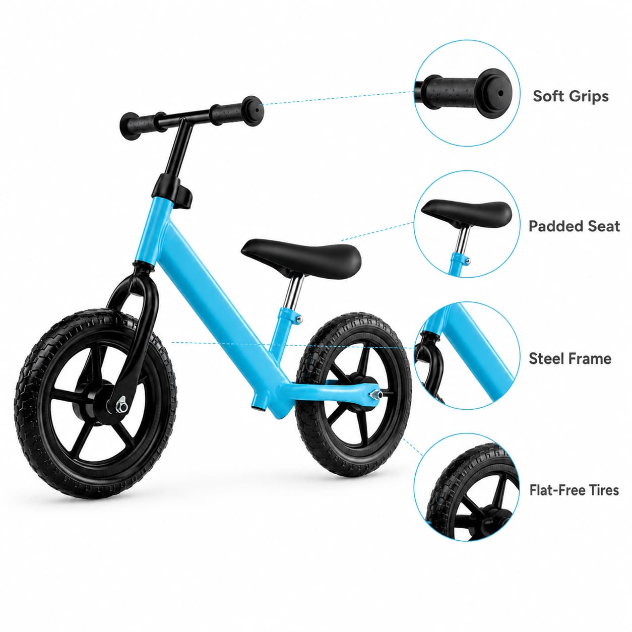 FamToy Toddler Balance Bike Ages 2-5