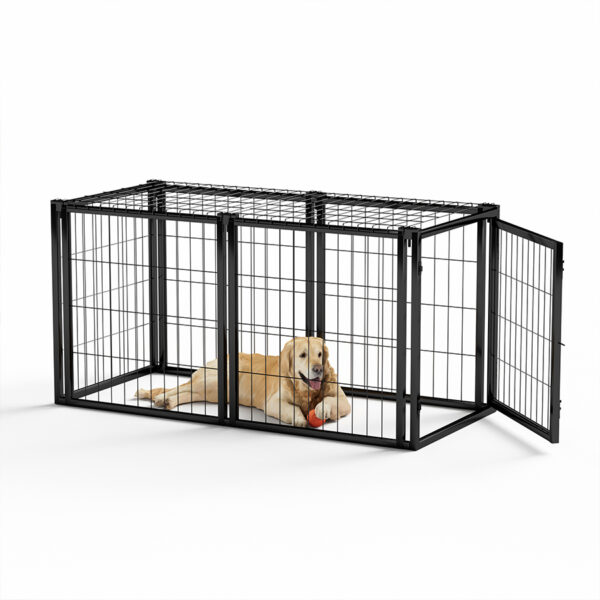 47" Metal Dog Crate Kennel