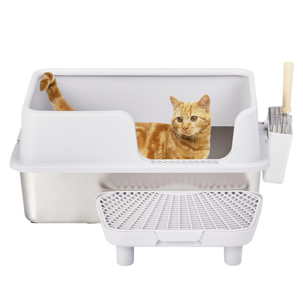 Stainless Steel Cat Litter Box