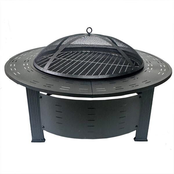 Round Outdoor Fire Pit Grill