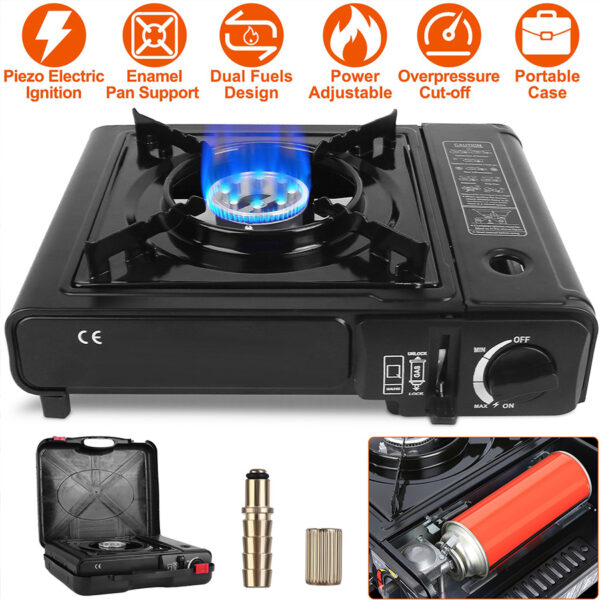 Dual Fuel Portable Camping Stove