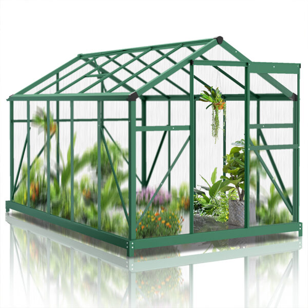 6x10 Hybrid Polycarbonate Greenhouse