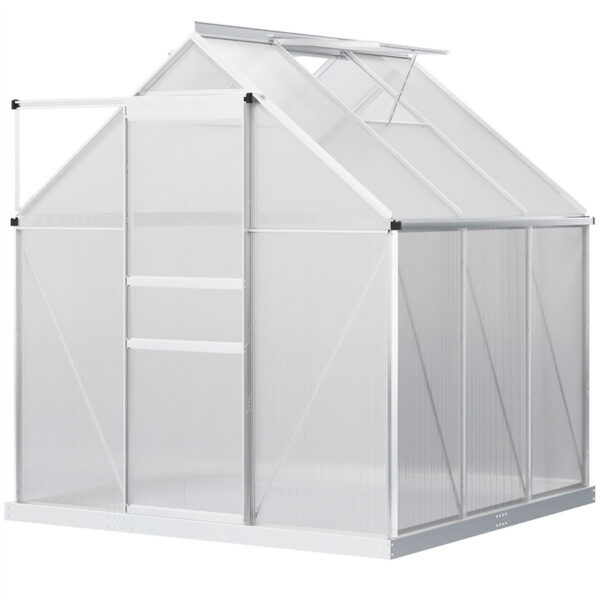 6x6 Walk-In Polycarbonate Greenhouse