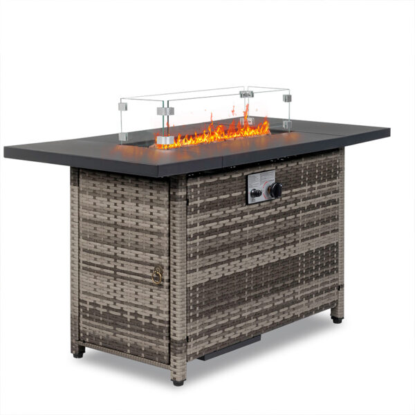 43" Propane Fire Pit Table 50000 BTU